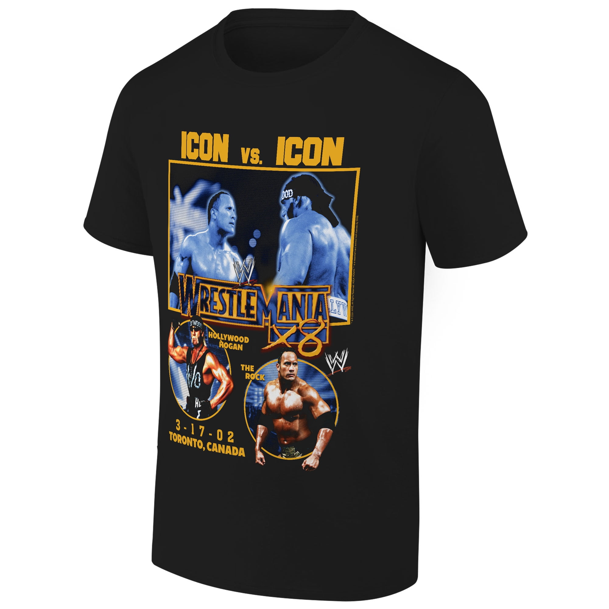 Men's Ripple Junction Black The Rock vs. Hollywood Hogan