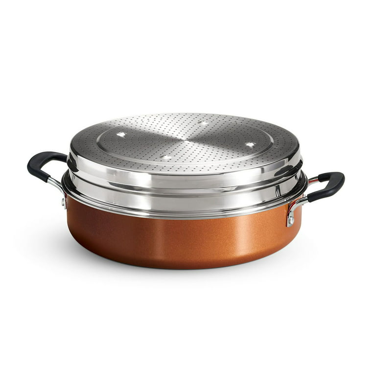  Tramontina Steamer Set Stainless Steel Induction-Ready 5 Quart,  80120/523DS: Home & Kitchen