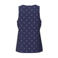 thumbnail image 5 of Gaeub Anchors Heart Blue Men's Athletic Tank Top, Workout Sleeveless Shirts, Running Tank Tops for Gym, Running, Training - XX-Large, 5 of 9