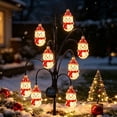 thumbnail image 6 of Christmas Solar Tree Stake Lights 5 Styles Outdoor Yard Decor, Twinkling LED Garden Stakes with Santa Snowman Reindeer Designs, Christmas Porch Decorations, Christmas Lawn Ornaments, Style C, 6 of 6