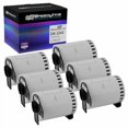 thumbnail image 2 of Speedy Inks Compatible Paper Tape Replacement for Brother DK-2243 4 in x 100 ft (White, 6-Pack) Compatible with The Following Brother Printer Model P-Touch QL-1050, 2 of 4