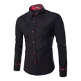 thumbnail image 2 of Camisa Hombre Casual Formal Vestir Slim Fit Strech Rombo Am7, 2 of 7