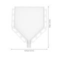 thumbnail image 2 of CHICHUMID Portable Drain Pan For Ac Units White Plastic Drip Catcher Home Use, 2 of 7
