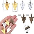 thumbnail image 3 of 50pcs Arrowhead Charms Tibetan Alloy Vintage Arrow Pendants Jewelry Charms for DIY Bracelet Necklace Crafts Jewelry Making Supplies Handmade Decoration, 5 Colors, 3 of 7