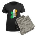 thumbnail image 5 of CafePress - Sinn Féin Small Women's Dark Pajamas - Women's Short Sleeve Print T-Shirt and Pants Dark Cotton Pajama Set, 5 of 7