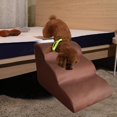 thumbnail image 2 of Dog Stairs Ladder Pet Stairs Step Dog Ramp Sofa Bed Ladder for Dogs Cats, 2 of 9