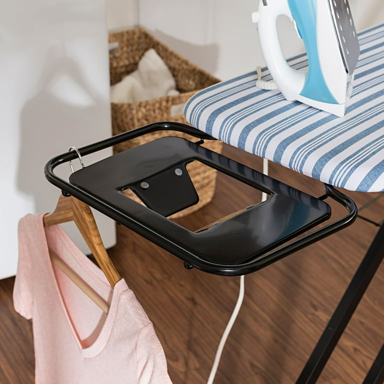 Honey-Can-Do Bronze and Blue Stripe Adjustable Folding Deluxe