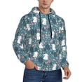 thumbnail image 2 of Daiia Forest Rabbit for Men's Fashion Hoodies & Sweatshirts with Kangaroo Pocket Hooded Sweatshirt Breathable & Moisture Wicking-X-Large, 2 of 7