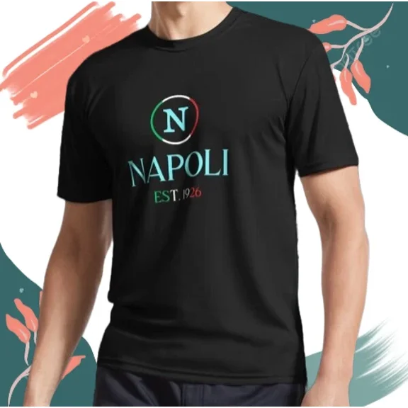 NEW! Napoli Italia Logo Funny USA Size Unisex Hoodie & T-Shirt