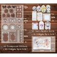 thumbnail image 5 of Juego de Recuerdos de 260 Piezas, Paquete de Suministros de áLbum de Recortes Vintage, Pegatinas de Papel y Papel Vintage, Regalos de ArtesaníA, Cartas, 5 of 5