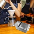 thumbnail image 6 of Stainless Steel Coffee Ground Knocking Box with Rubber Bar Built in Container Large Capacity Professional Heavy Duty Sturdy Durable Accessory Size XL, 6 of 9