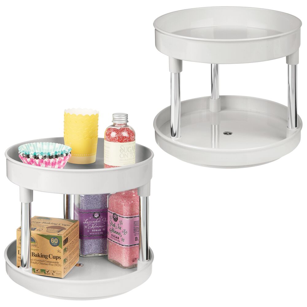 Home & Garden Kitchen, Dining & Bar mDesign 2Tier Lazy Susan Turntable