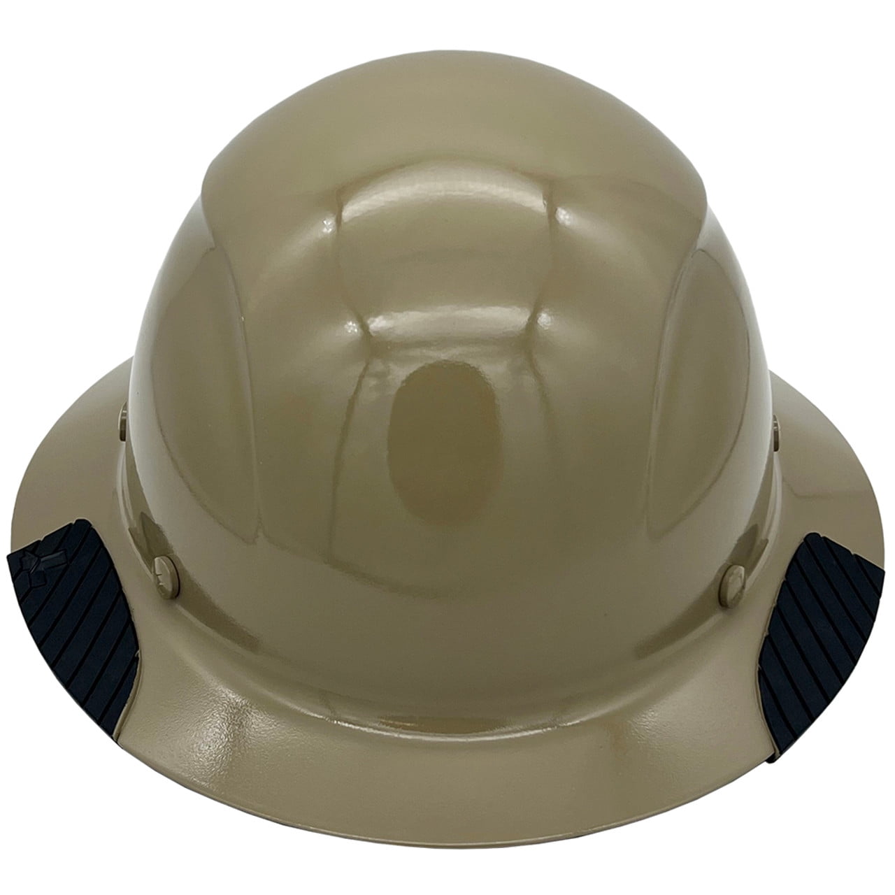 DAX Fiberglass Composite Hard Hat - Full Brim Khaki with Tote