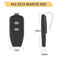 thumbnail image 2 of M3-2312 315 MHz 2-Button Garage Door Opener Remote for  M4500E, M4700E,  DC3700, DC2500, 1 PCS, 2 of 3