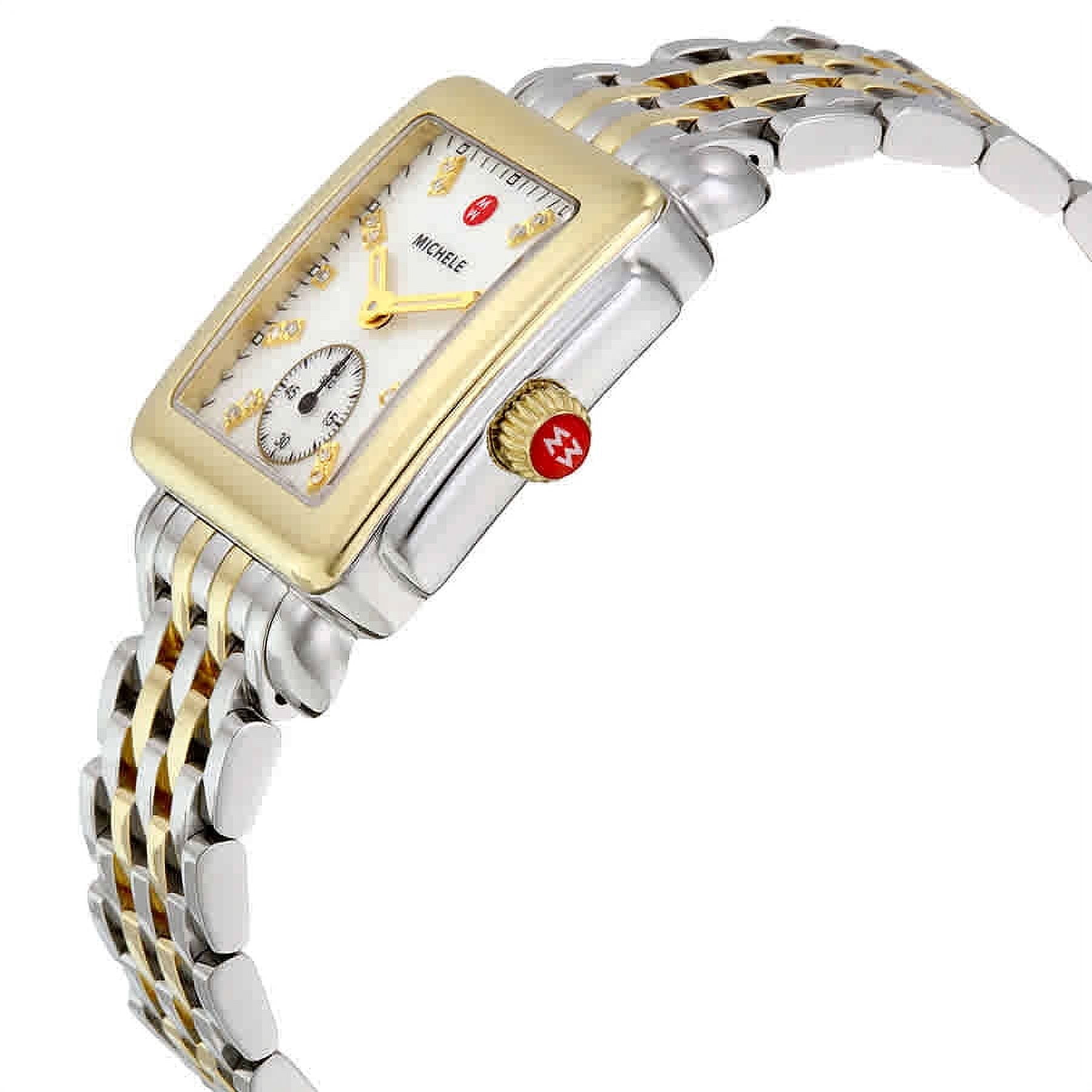 Michele Deco 16 Series Diamond Women\'s Swiss Quartz Watch Last chance! The Michele Deco Madison Mid Two-Tone 18K Gold  main image 2