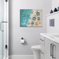 thumbnail image 2 of Nautical Beach Wall Art Coastal Starfish Seashell Pictures Wall Decor Beach Theme Canvas Print Inspirational Painting Framed Modern Home Artwork For Bathroom Living Room Bedroom Office 16"x12", 2 of 6
