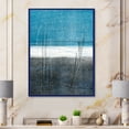 thumbnail image 2 of Designart 'Grey Meet Teal Abstract Art' Modern Framed Canvas Wall Art Print, 2 of 4