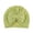 Green, variant on Solid Color Hat Stitch Comfort Bow Accent Beanie for