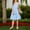 Sky Blue, variant on Delliss Girl's Summer Sleeveless Sundress Spaghetti Strap Sling Backless Dress Casual Beach Sundress