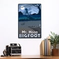 thumbnail image 2 of Mt. Hood, Oregon, Bigfoot (12x18 Aluminum Art, Indoor Outdoor Metal Sign Decor), 2 of 5