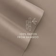 thumbnail image 4 of ienjoy Home Bamboo 4 Piece Sheet Set, King, Taupe, 4 of 4