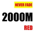 thumbnail image 1 of NEVER FADE" Fil de Pêche Tressé Multifilame Noir Rouge 8 Brins 100M 300M 500M 1000M 2000M, 1 of 6