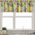 thumbnail image 3 of Ambesonne Vintage Valance & Curtain, Rainbow Color Geometric, 55"x30", Multicolor, 3 of 6