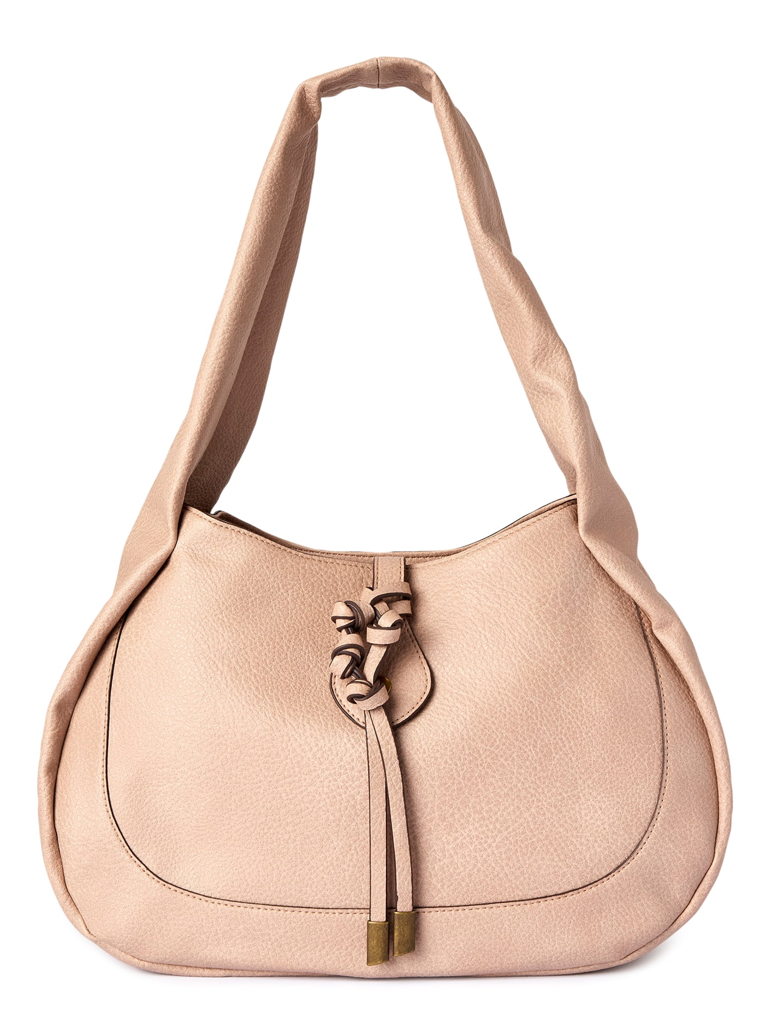 Time and Tru Women’s Brooks Shoulder Handbag Beige