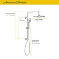 thumbnail image 3 of American Standard Spectra Versa 4-Spray Round 24 in. Wall Bar Shower Kit with Hand Shower 1.8 GPM in Legacy Bronze, 3 of 4