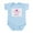 Sky Blue, variant on CafePress - Princess Nola Infant Bodysuit - Baby Light Bodysuit, Size Newborn - 24 Months