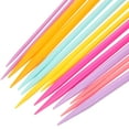 thumbnail image 5 of 14-Piece Plastic Stick Needle and Crochet Hook Kit for Knitting, Scarf, Scrunchies, Yarn Weaving Accessories, Ideal for Beginners, 5 of 6