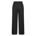 thumbnail image 5 of Xyant Leggings for Girls Wide Leg Yoga Pants Casual Fashion Sweatpants High Waist Comfy Loose Trousers with Pockets (Black,12-13 Years), 5 of 5