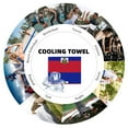 thumbnail image 7 of Outdoors Cooling Towel Haiti Flag Cooling Towel For Hot Weather, 7 of 7