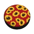 thumbnail image 3 of Easygdp Sunflowers On Red Wheel Sun Guard, Spare Tire Cover,Universal Trailer Suv Truck Camper Travel,Easy To Install And Remove -17 Inch, 3 of 9