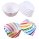 thumbnail image 5 of Soporte de papel para cupcakes colorido, forro para muffins resistente al aceite, envoltorios para pasteles, herramientas para hornear, 200 piezas Worallymy JD713617673, 5 of 5