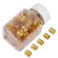 thumbnail image 4 of Hair Dreadlocks Beads, Multi Purpose Hair Braiding Tubes Resist Oxidation  For Dance Parties For Parties For Fashion Shows Gold,Silver, 4 of 8