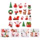 thumbnail image 3 of 20pcs Adornos de Navidad Navidad Decoración para el hogar Creative Desktop Ornaments, 3 of 4