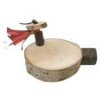 thumbnail image 1 of DOLITY Natural Perch Stand, Wooden Parrot Perch Stand, Perch Cage Accessories 11cm-12cm, 1 of 4