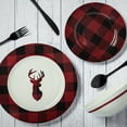 thumbnail image 2 of Safdie & Co. Porcelain Dinnerset 12 Piece Round Rim Rustic Cabin Adirondack, 2 of 5