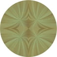 thumbnail image 1 of Ahgly Company Indoor Round Patterned Salad Green Area Rugs, 7' Round, 1 of 6