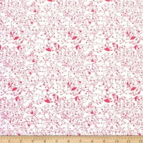 Disney 101 Dalmatians "Dalmatian Dot" in Pink 100% Cotton Fabric Sold by the Yard