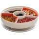 thumbnail image 1 of bandeja de servir seccional extraíble para dulces, frutos secos, verduras Xemadio YZY208-3, 1 of 6
