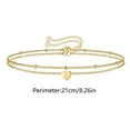 plus size bangle bracelets for women large wrists sterling silver letter beadsDIY26 Monogram