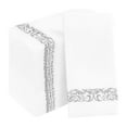 thumbnail image 1 of 100 Disposable Guest Towels Soft and Absorbent Linen-Feel Paper Hand Towels, 1 of 8