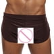 thumbnail image 4 of Calzones Para Hombre, Calzoncillos De Algodón Para Hombre, Pantalones Cortos Sólidos, Transpirables, De Seda De Hielo, Ropa Interior Con Bolsa, 4 of 8