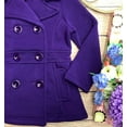 thumbnail image 3 of Unik Girl's Fleece Coat, Purple Size 2, 3 of 3