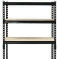 thumbnail image 3 of Juggernaut Storage 24" x 72" 5 Shelf Steel Utility Shelving Unit, Black, 3 of 10
