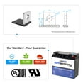 thumbnail image 6 of Zipp Battery 12V (12 Volt) (12 Volts) 18Ah Sealed Lead Acid (SLA) Battery for AGM, 6 of 11