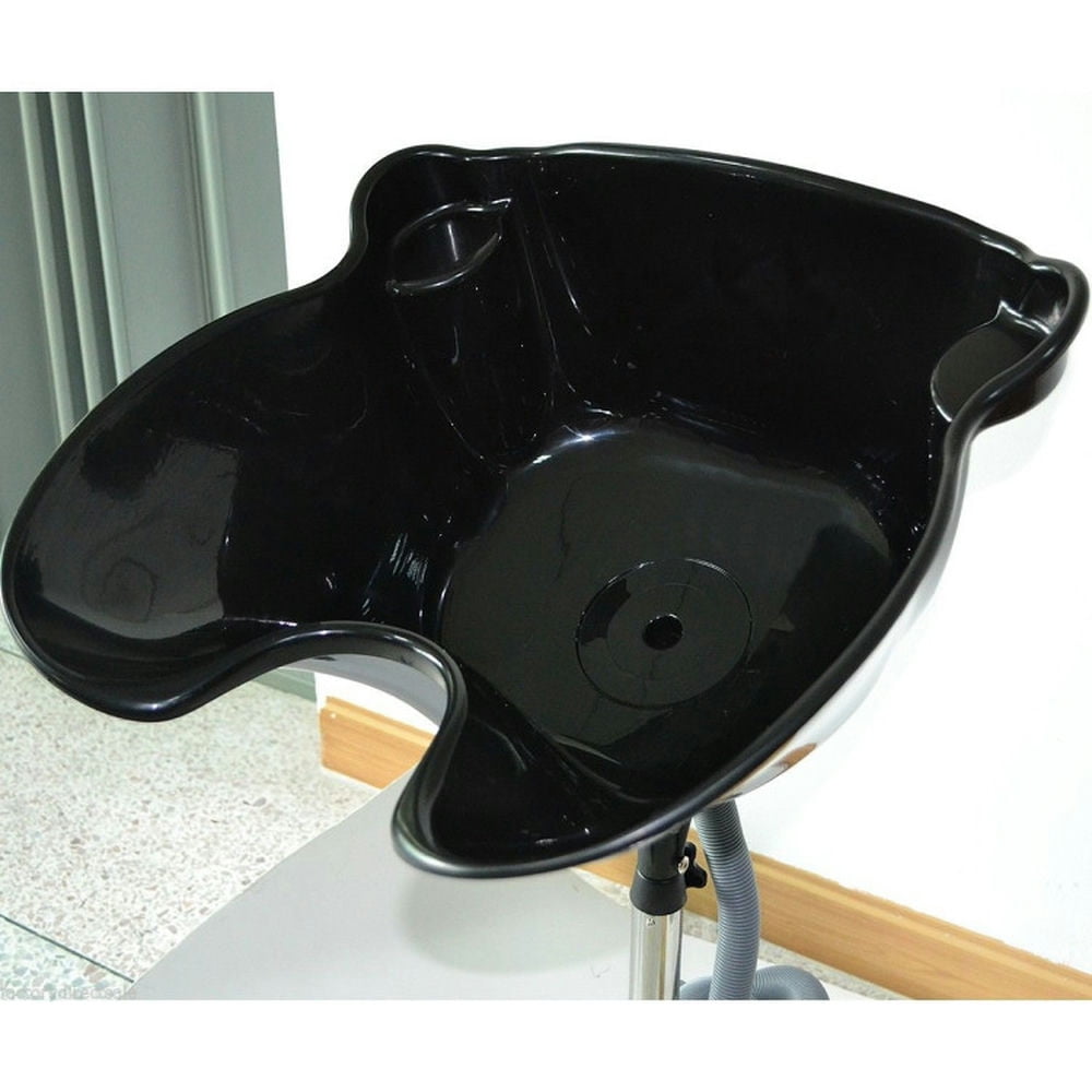 Finihen Shampoo Basin, Portable Salon Sink, Height Adjustable Shampoo Basin Treatment Tool, Black Finihen Shampoo Basin, Portable Salon Sink, Height Adjustable Shampoo Basin Treatment Tool, Black