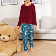 thumbnail image 6 of Susaid Festive Dachshund Fun Print Soft Teen Sleep Pants, Long Pajama Bottoms with Two Pockets and Elastic Waist, Designed for Ages 5-16-Medium, 6 of 6